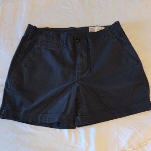 GAP Navy Blue 5-Inch Inseam Khaki Shorts